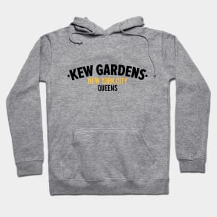 Minimalist Kew Gardens Logo - Capturing the Essence of Queens Hoodie